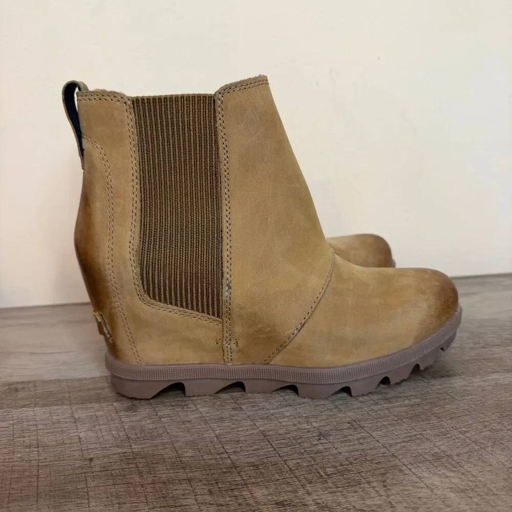 Sorel Boots Womens 6.5 Joan of Arctic II hidden Wedge Chukka Ankle Top shoes - Picture 3 of 9